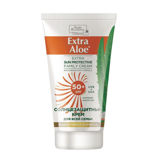 Крем солнцезащитный Extra Aloe Для всей семьи SPF50+, 75мл