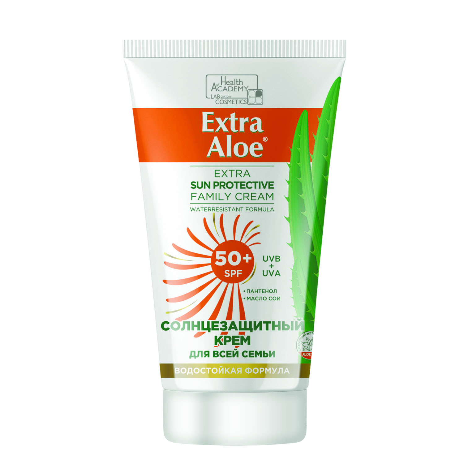 

Крем солнцезащитный Vilsen Extra Aloe Для всей семьи SPF50+, 75 мл