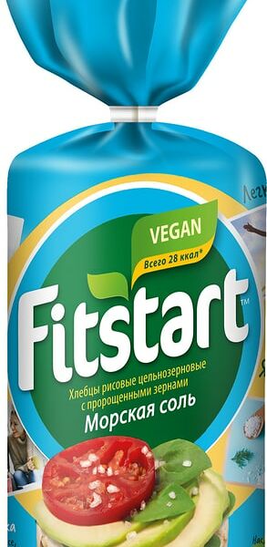 Хлебцы Fitstart Морская соль 90г
