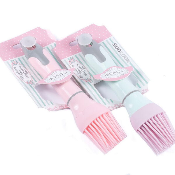 КИСТЬ ДЛЯ ТЕСТА силиконовая с пластмассовой ручкой 18 см (арт. SC-2622, код 726221) No name