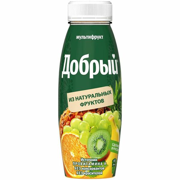 Нектар Добрый мультифрукт с витамином А, 300мл