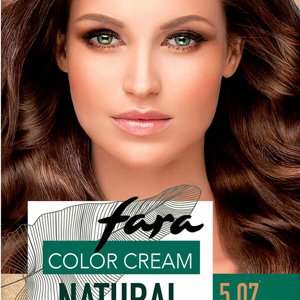 Краска для волос Fara Natural Colors 305 Каштан