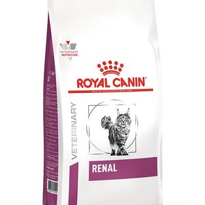 Корм сухой для взрослых кошек ROYAL CANIN Veterinary Renal для поддержания функции почек при острой или хронической почечной недостаточности