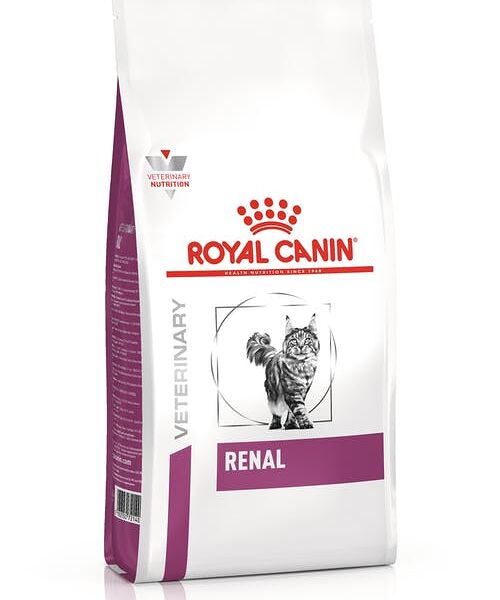 Корм сухой для взрослых кошек ROYAL CANIN Veterinary Renal для поддержания функции почек при острой или хронической почечной недостаточности