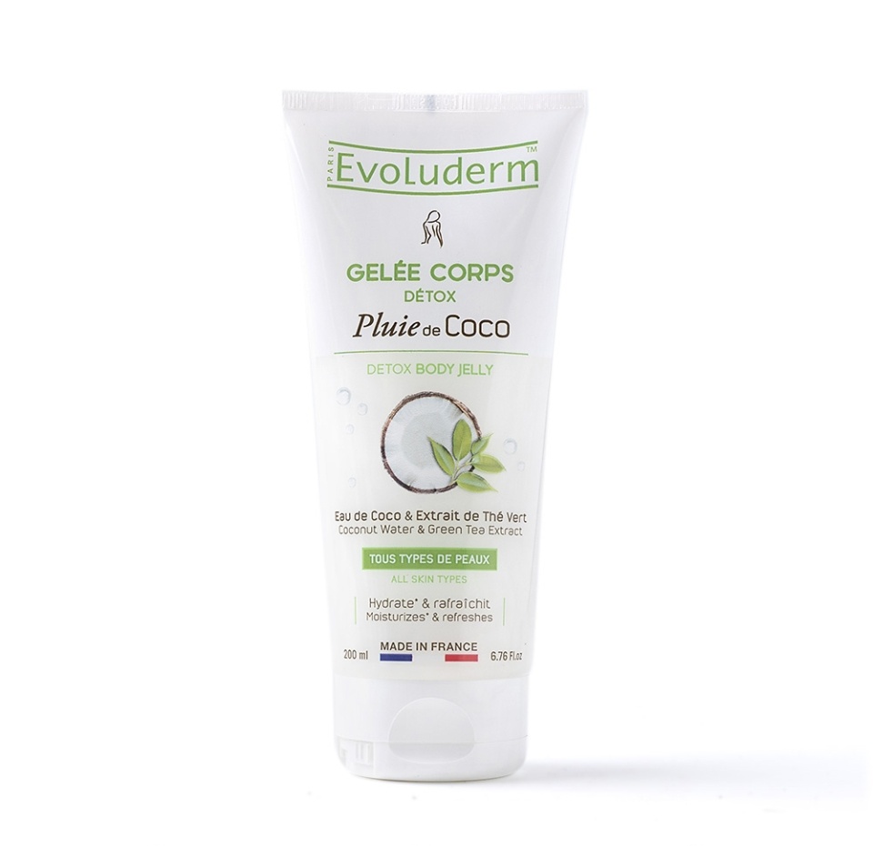 

Гель для тела Evoluderm Pluie De Coco с кокосовой водой и зеленым чаем 200 мл, Франция
