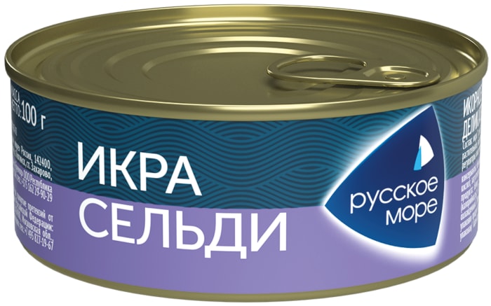 

Икра сельди Русское море 100 г
