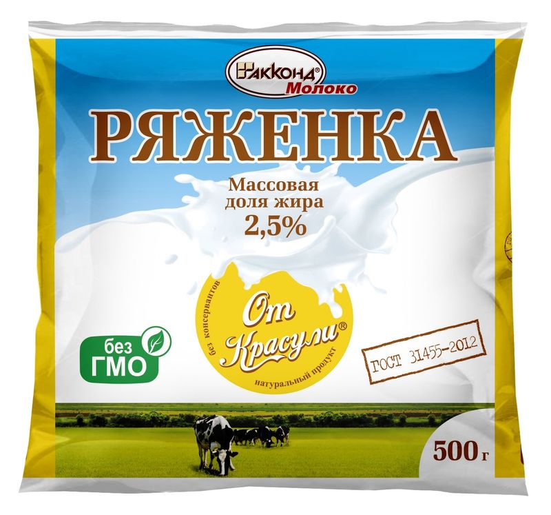 

Ряженка От Красули 2.5% 500 г