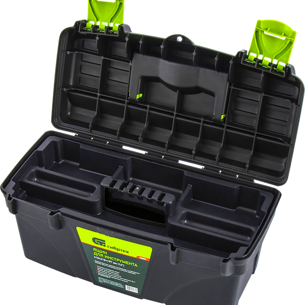 Ящик для инструментов СИБРТЕХ 41x21,5x19,7см (16'') Арт. 90804