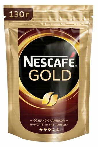 Кофе растворимый с молотым Nescafe Gold