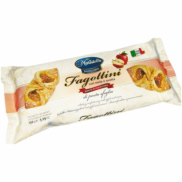 Печенье Maristella Fagottini с яблочной начинкой и изюмом