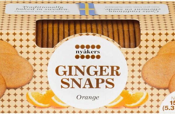 Печенье Nyakers Имбирное Апельсиновое 150г