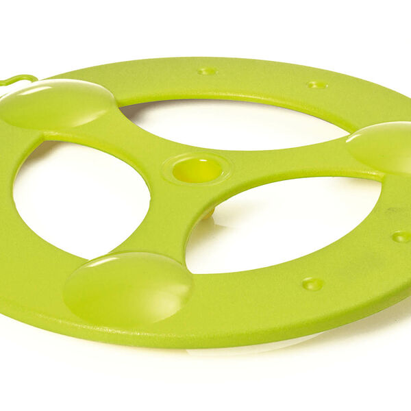 Летающий диск для собак диаметр 23 см зеленый