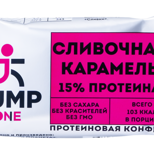 Конфета орехово-фруктовая JUMP One со вкусом сливочная карамель