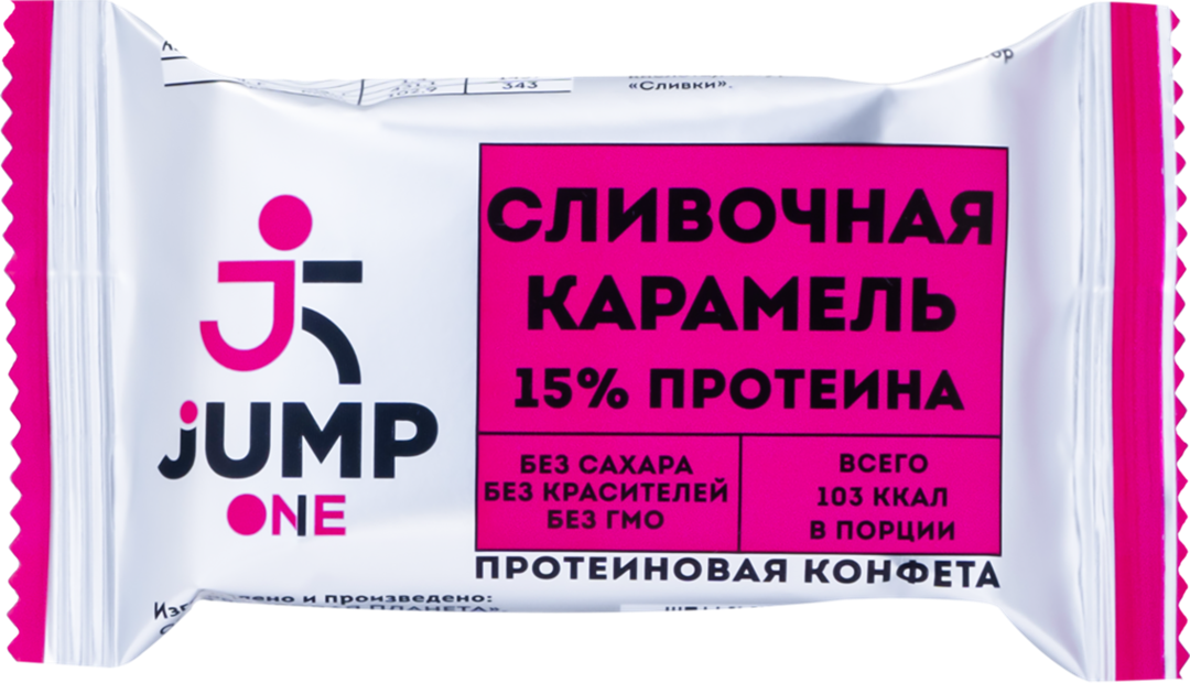 

Конфета орехово-фруктовая Jump One со вкусом сливочная карамель 30 г