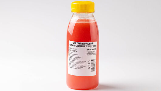 Свежевыжатый грейпфрутовый сок