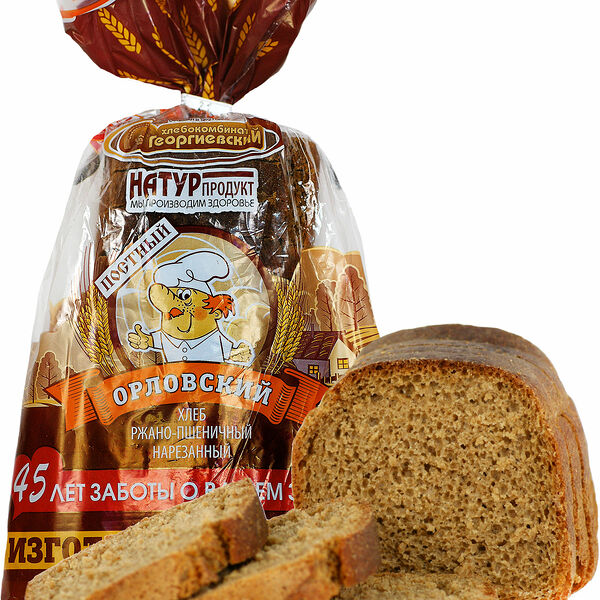 Хлеб Орловский нарезка Георгиевский Хк