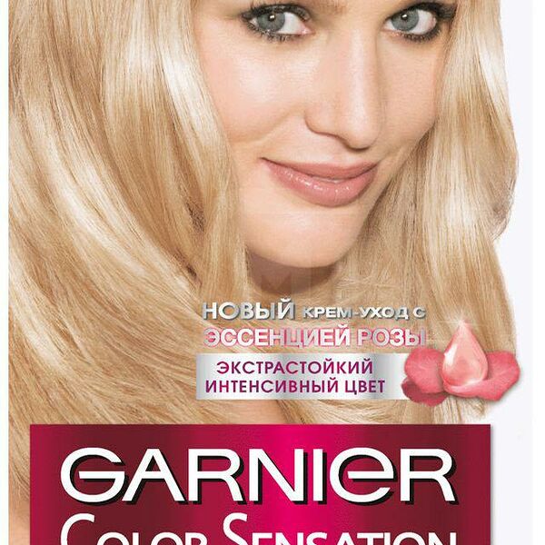 Стойкая крем-краска для волос Garnier Color Sensation 10.21 Перламутровый шелк, 112 мл