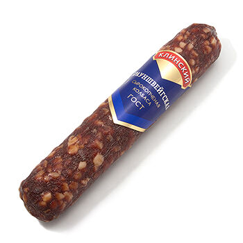 Колбаса сырокопчёная Клинский Брауншвейгская категория А, вес