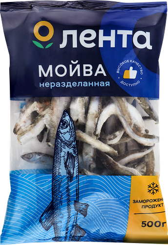 Мойва замороженная Лента неразделанная, 500г