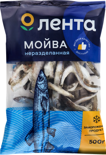 

Мойва замороженная Лента неразделанная, 500 г