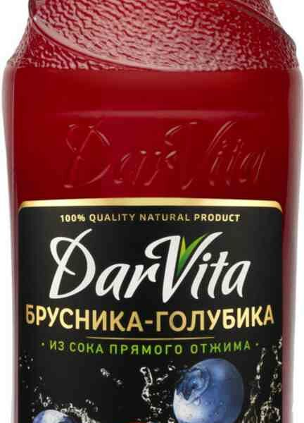Морс DarVita Брусника-голубика из сока прямого отжима