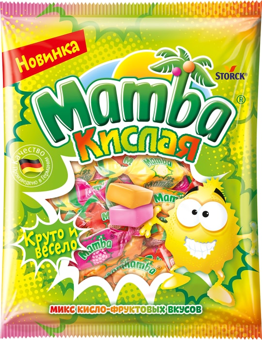 

Конфеты жевательные Mamba Кислая 70 г