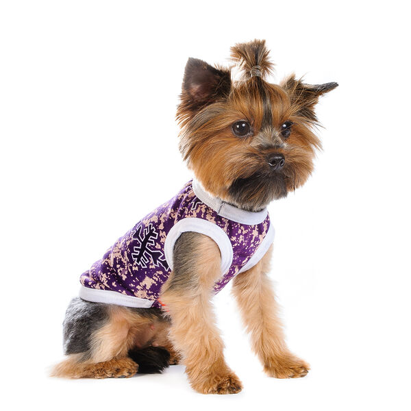 Футболка для собак XL фиолетовый (унисекс)