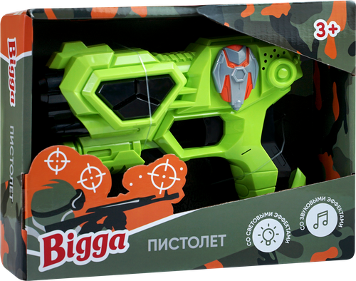 

Игрушка BIGGA Пистолет со световыми и звуковыми эффектами, Арт. ZH232840
