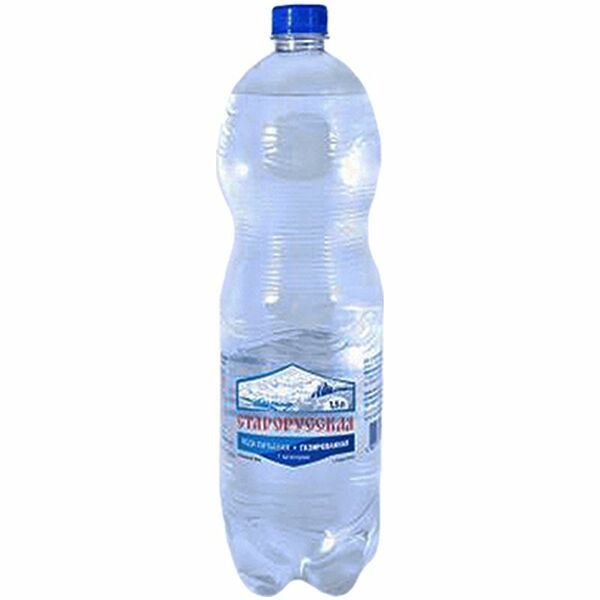 Вода питьевая Старорусская 1 категория газированная, 1.5л