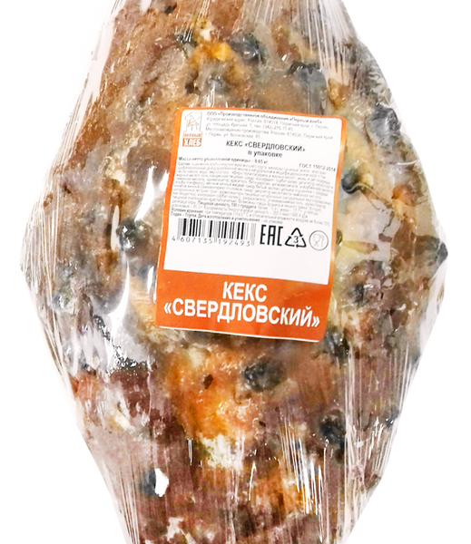 Кекс ПЕРВЫЙ ХЛЕБ Свердловский