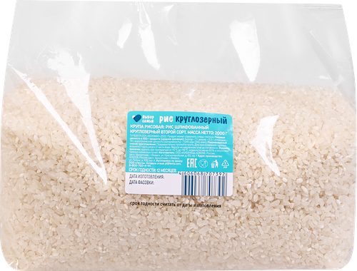 Рис круглозерный Выбор Семьи 2 кг