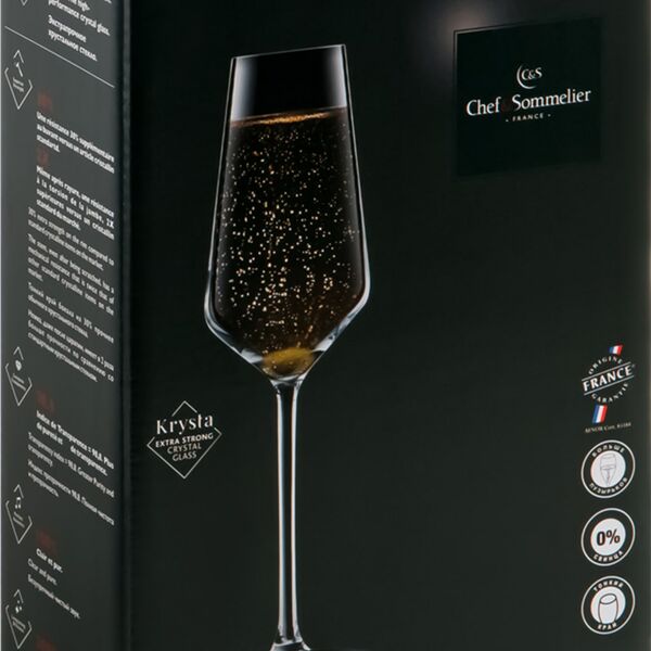 Набор бокалов CHEF&SOMMELIER для шампанского Grand Vin 230 мл