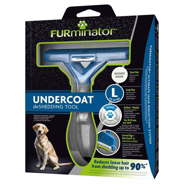 Фурминатор L для крупных собак с короткой шерстью