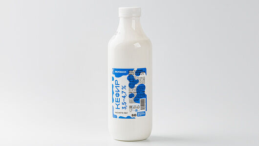 Кефир из цельного молока в бутылке, 900 г