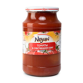 Томаты Noyan очищенные в собственном соку 1л Армения