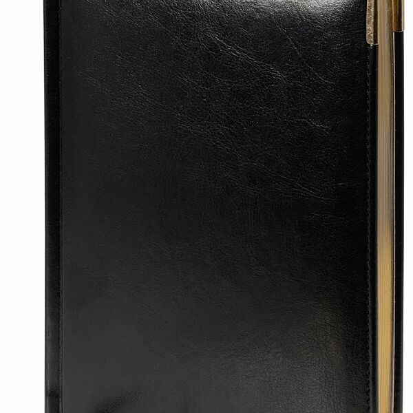 Ежедневник недатированный А5+, 145х205,Sidney Nebraska,чер,з.уг 3-128/17