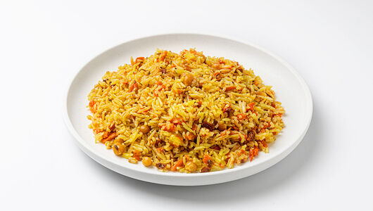 Плов с овощами и нутом