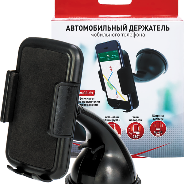 Держатель для мобильного телефона ZIPOWER с присоской GELfix Арт. PM6623