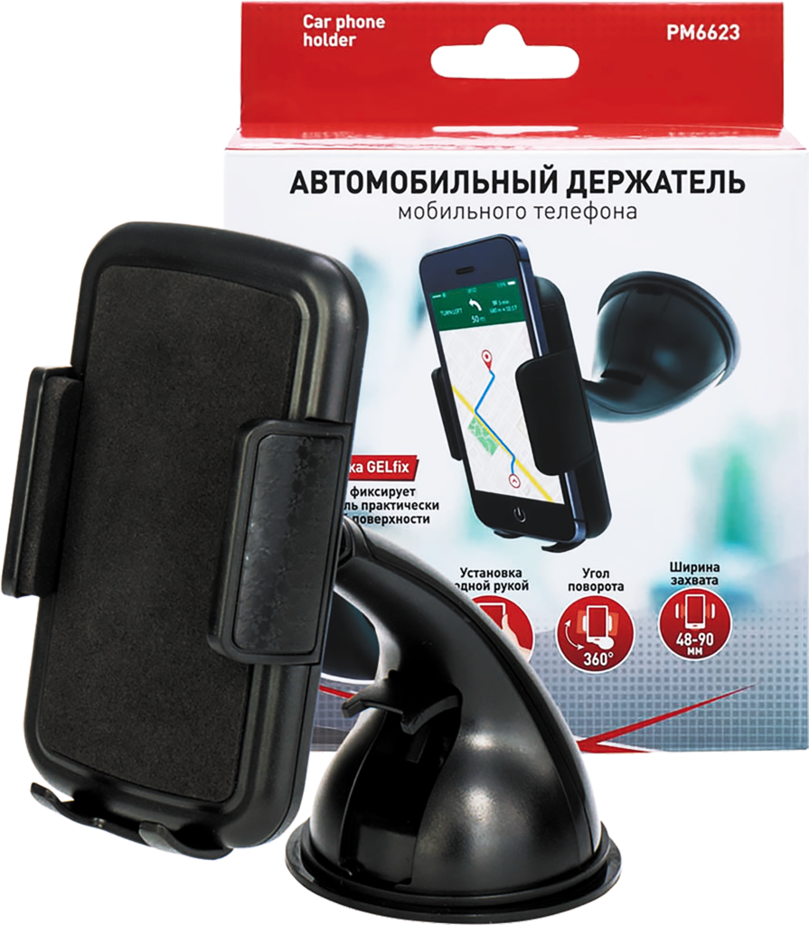 

Держатель для мобильного телефона ZIPOWER с присоской GELfix Арт. PM6623