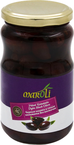 

Маслины без косточки MAROLI сорт Каламата, 370мл