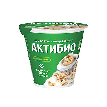 Йогурт Актибио с отрубями и злаками 2.9% 220г