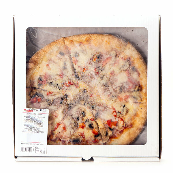 Пицца Ашан с ветчиной и грибами, шт