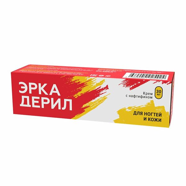 Эркадерил 30 мл крем для ногтей и кожи с нафтифином