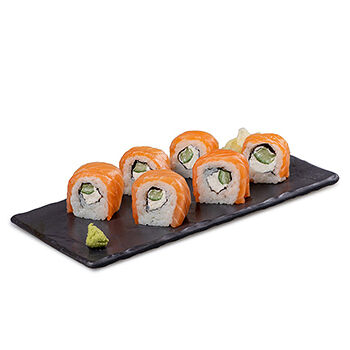 Набор роллов Филадельфия с лососем и творожным сыром, 6 шт.