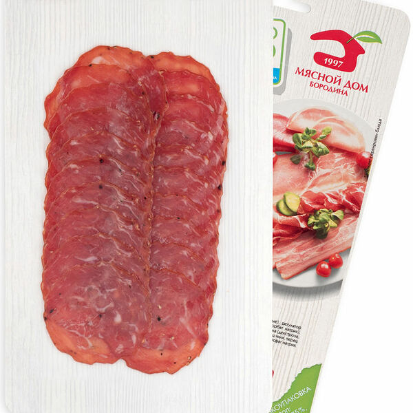 Колбаса сырокопчёная Мясной Дом Бородина Шервудская