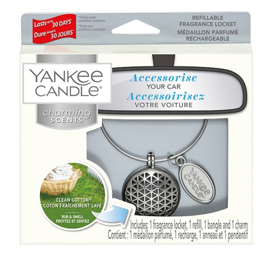 

Ароматизатор для авто геометрический "Чистый хлопок" Yankee candle, Китай