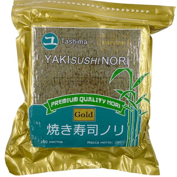 Водоросли морские Европа 280 г нори