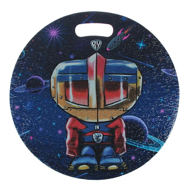 By вселенная ледянка мягкая, круглая, с рисунком, пенополиэтилен, 40x0,8см