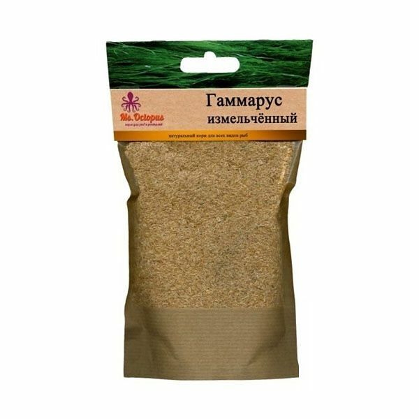 Лакомство для рыб MS.OCTOPUS гаммарус измельченный