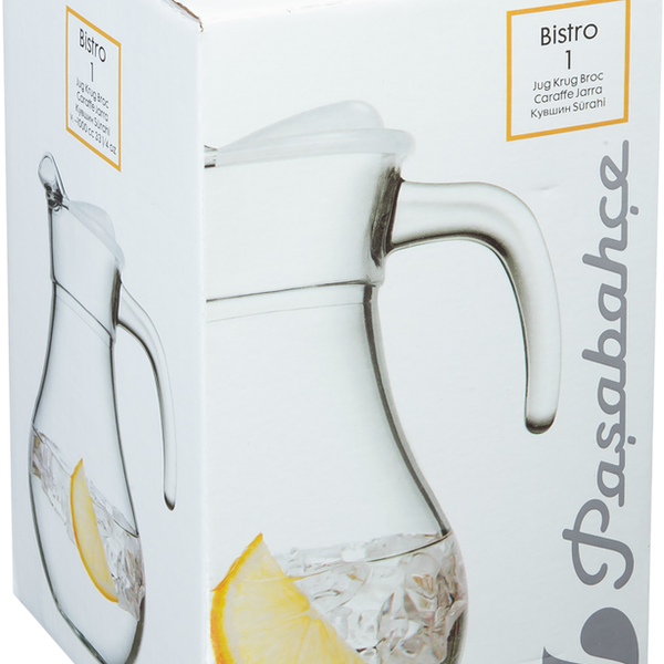 Кувшин Pasabahce Bistro с прозрачной крышкой 1л, арт. 43944
